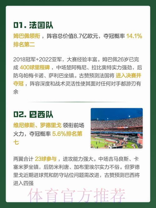 2026世界杯预测指南权威版 2026世界杯预测指南权威版