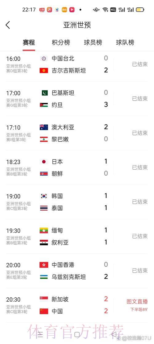 世界杯赛事比分实时播报平台